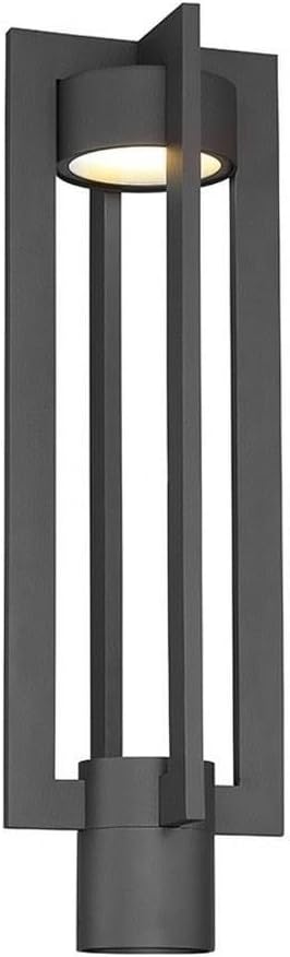 WAC Lighting PM-W48620-BK Chamber Outdoor Post LED Light Fixture Black