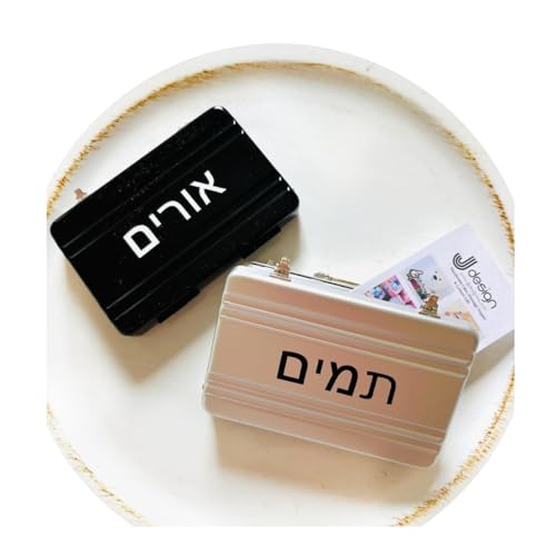 Urim and Thummim Business Card Case - Decision-Making Fun Style Card Holder for Yes or No Choices Decision-making Card Case (Silver)