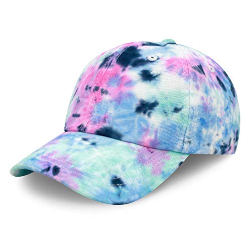 Image of Cotton Baseball Cap Dad Hat - Washed Low Profile Adjustable Hat for Men Women Casual Outdoor Running Golf