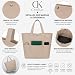 Imagen de C K CrisKat Bolso Tote Grande Mujer Shopper de Lona Premium con Bolsillo Interior Grande