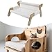 Cat Sofa Bed, Elevated Chair, Lightweight, Sturdy, with Removable Cover, Indoor Pet Sofa, White