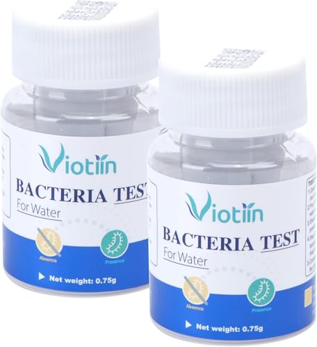 Viotiin 2 Pack E. Coli & Coliform Bacteria Water Test Kit - EPA Approved Water Quality Test for Well, Tap, Pool, Lake, and Drinking Water