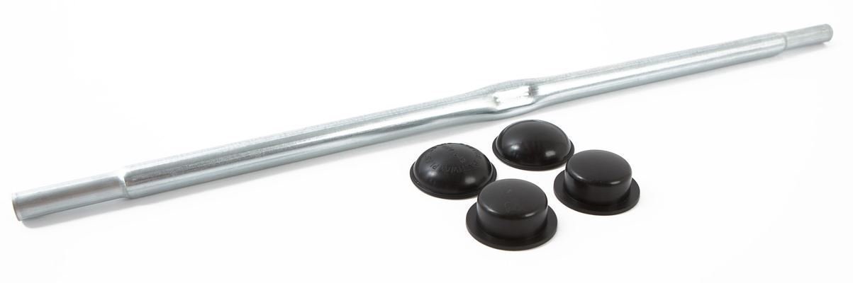 Hitchman Spare Axle and Hub Cap for the Wastemaster WMAX