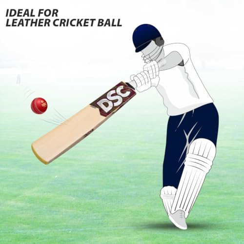 Image of DSC Condor Flicker Kashmir Willow Cricket Bat ( Size: 6, Ball type : Leather Ball, Playing Style : All-Round )