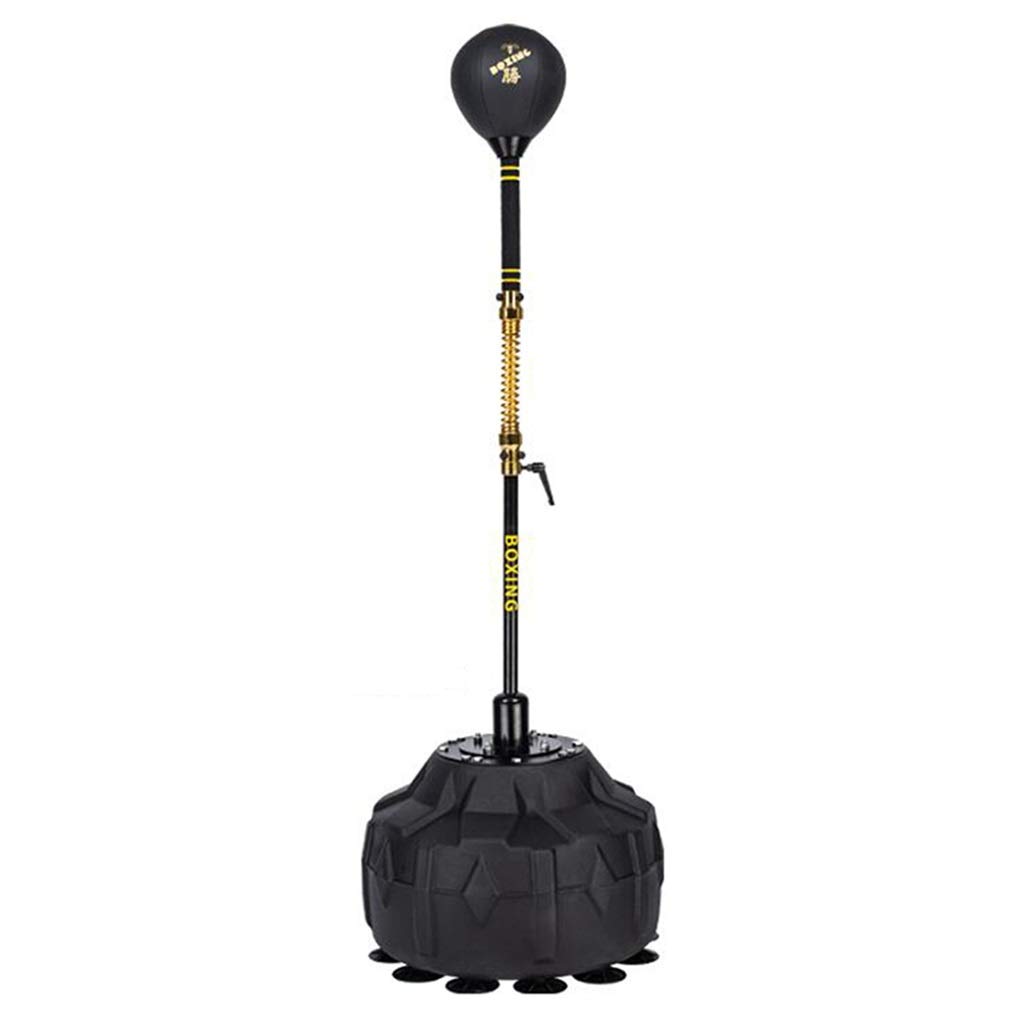Sacco Da Boxe Con Supporto Per Adulti Sacco Cobra Palla Reflex Sacco Cobra Rimbalzo Interno 90 °, Regolazione Altezza 145~180 Cm (Color : Black(C), Size : 50 * 50 * 180cm)