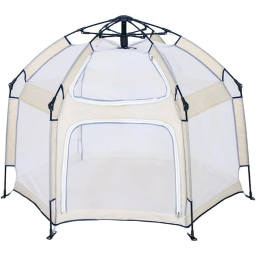 Wnbsiueベビーサークル キッズテント 折りたたみ 六角形 ベビーフェンス 子供用テント コンパクト 洗える可能収納便利 持ち運び便利 室内遊具 屋外遊具 組み立て不要 出産祝い プレゼント 洗える たためる 省スペース 持ち運び 収納バッグ付き 用品