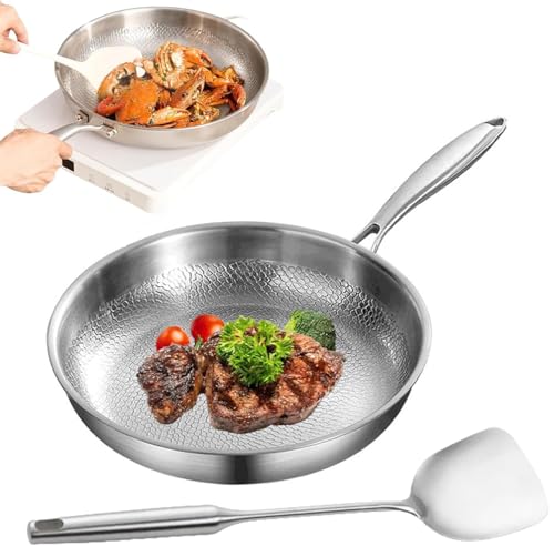 Imagen de Uornwz Siraatskitchen Titanium Hammered Pan Pro with Lid
