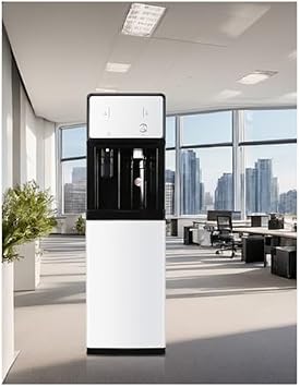 Freestanding Water Cooler, Dual Function Cold and Warm Dispenser, Bottom Loading for Home Office and Commercial Use