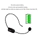 TiKeDa Wireless FM Condenser Microphone Headset, Hands-Free with Rechargeable Battery, Megaphone Mic for Voice Amplifier, Church, Tour Guide Salesman Teachers Conference Road Trips and Karaoke