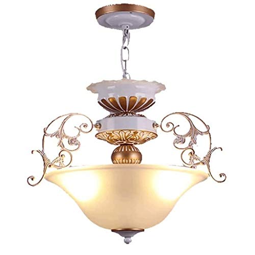 Chandelier rétro américain durable en métal pour décoration de maison