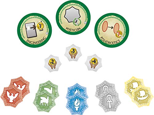 7 Wonders Duel Pantheon Board Game Expansion | Board Game For 2 Players | Strategy Board Game | Civilization Board Game | Board Game For Couples | Ages 10 And Up | Made By Repos Production #TOP5