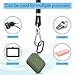 takyu Phone Lanyard, 2 Pack Adjustable Cell Phone Lanyard Crossbody Neck Strap & 2 Pack Phone Wrist Strap with 2 PcsTether Tabs Compatible for iPhone Android Smartphones-Black Grey