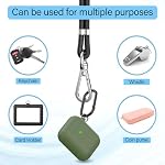 Phone Lanyard, 2 Pack Adjustable Cell Phone Lanyard Crossbody Neck Strap & 2 Pack Phone Wrist Strap with 2 Pcs Tether Tabs Compatible for iPhone Android Smartphones-Black Grey - Image 5