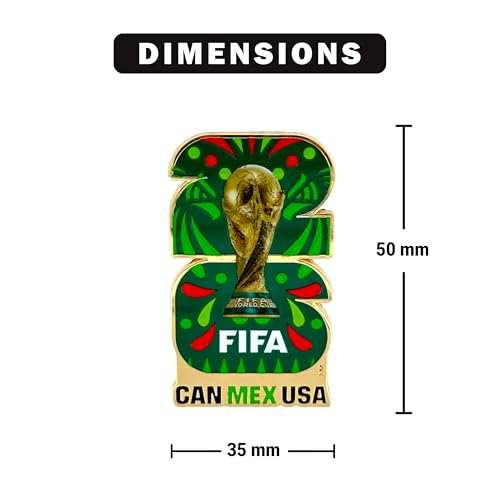 Image of FIFA World Cup Tournament Logo Magnet - Officially Licensed FIFA World Cup Magnet - Vibrant Host City Design - Durable Strong Hold - Perfect for Fridges, Lockers & Collectors