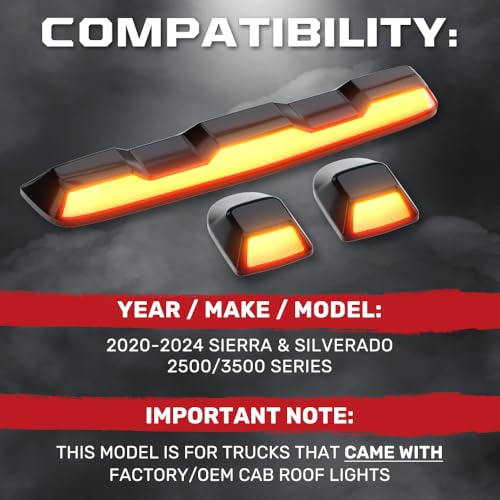 Luces LED de techo para Sierra y Silverado 2020-2025 miniatura 4