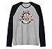 Kawaii Procione Peluche Orsetto Lavatore Cuore Procione Maglia con Maniche Raglan