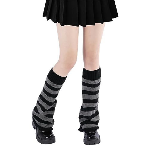 Image of Komorebi Leg Warmers Y2K Kawaii Leg Warmers for Girl Women Cute Knitted Socks Y2K Harajuku Goth Accessories