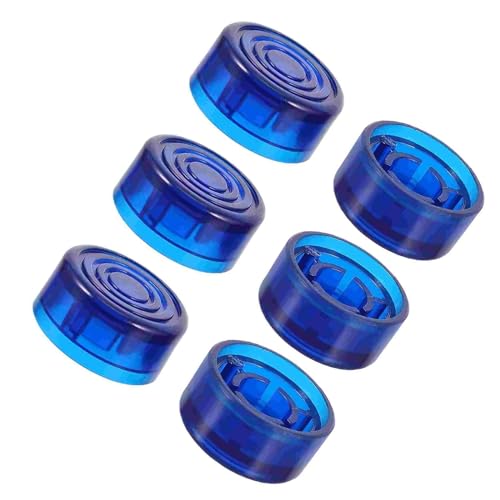 6 個プラスチックギターノブ帽子エフェクタースイッチ保護キャップギターエフェクターフットスイッチトッパー ギター楽器パーツ (Color : 01)