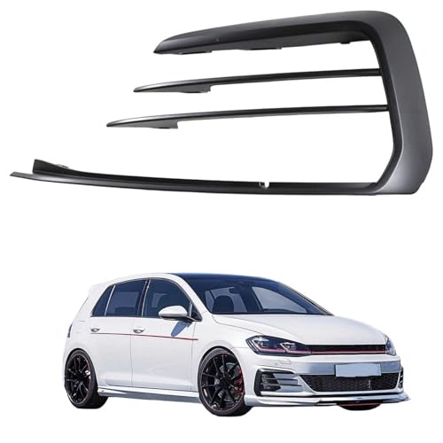 ZMJTRD Fog Light Covers for VW Golf 7.5 GTI OE: 5GG853666H 5GG853665H, ABS Driver Passenger Side Car Front Bumper Fog Lamp Bezel Housing,Left