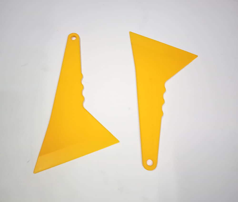 car Vinyl wrap Tool Plastic Triangle Squeegee Scraper (9 Inch) (2Pcs)