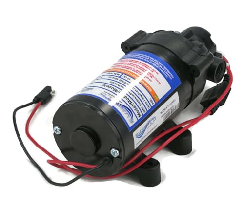 Image of OEM Everflo 2.2 GPM, 12 Volt, 70 PSI, Diaphragm Pump EF2200, EF2200-BOX, EF2200BOX
