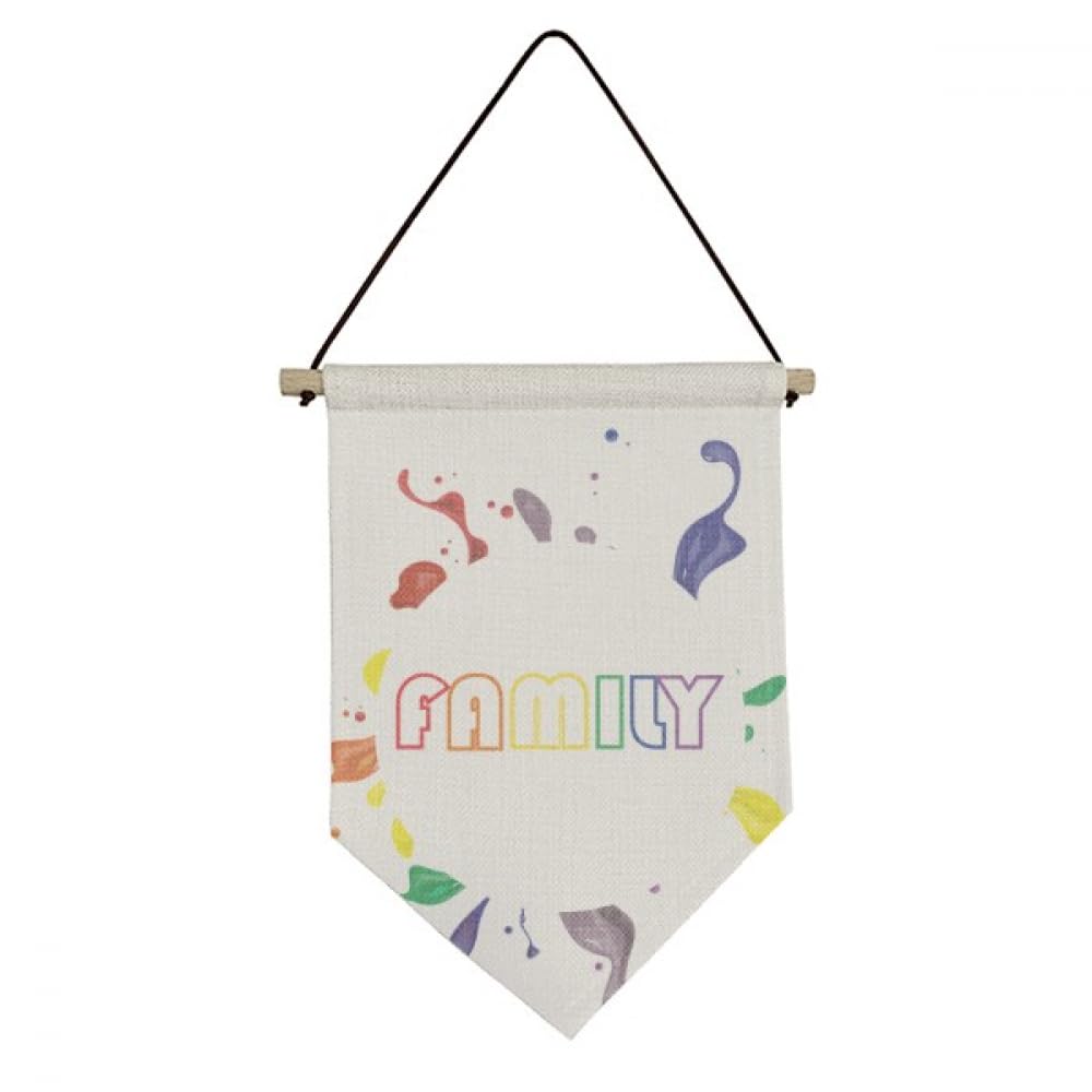 Drapeau arc-en-ciel LGBT en toile pour illuminer votre salon moderne et accueillant