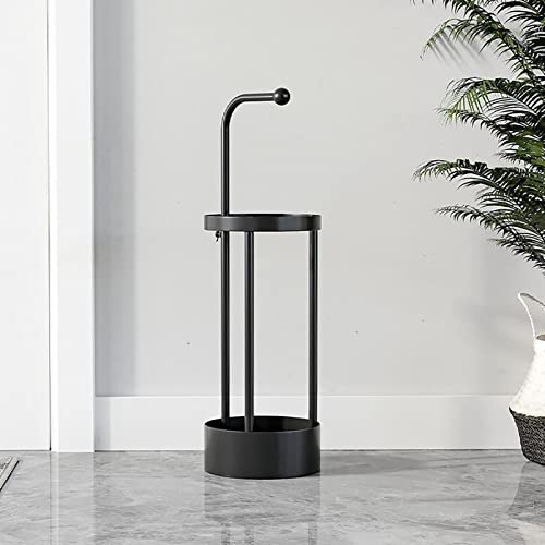 Porte-parapluie unique en forme de L pour optimiser les petits coins