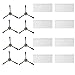 Fantisi Parti di ricambio per 2NICE Freebot WT10 Robot Aspirapolvere, 8 filtri HEPA + 8 spazzole laterali
