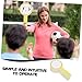 Totority 10-Pack Dry Erase Voting Paddle Handheld Scoreboard for Classrooms Auctions Portable Answer Paddle Boards