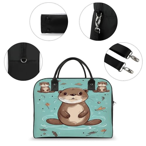 Maletín ligero para laptop de mujer y hombre estilo caricatura miniatura 6