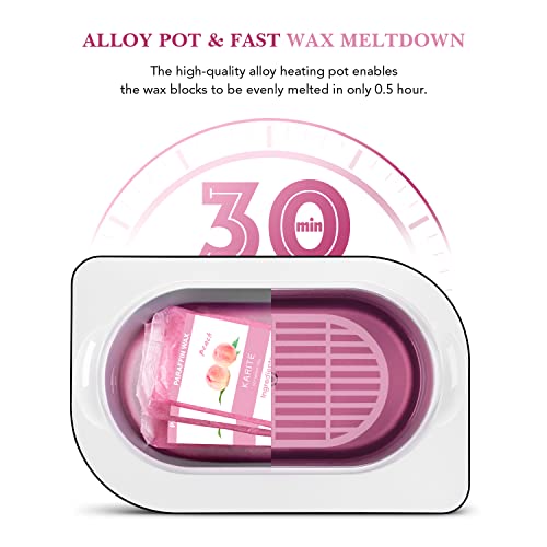 Karite Paraffin Wax Refills, 10 Pack Peach Scented Paraffin Wax Beads Blocks For Paraffin Bath, Paraffin Wax Machine Refills For Hand Fe #TOP5