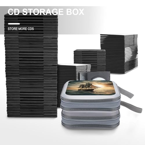 Funda para DVD de alta resistencia con espacio interior para 40 unidades 7