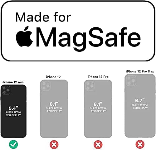 Miniatura 2 de OtterBox Symmetry - Funda con MagSafe para iPhone 12 Mini (solamente), embalaje al por menor, color beige nieve de primavera