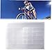 Marco 1sheet Bicicletas de Vaina Pegatinas de Vaina Protector Adhesivo Resistente al rayar Bicicletas Cinta Protectora Guard para Bicicleta de Carretera (Transparente)