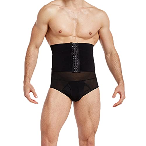 Pantalones cortos moldeadores de cuerpo hombre y calzoncillos adelgazantes de ganchillo