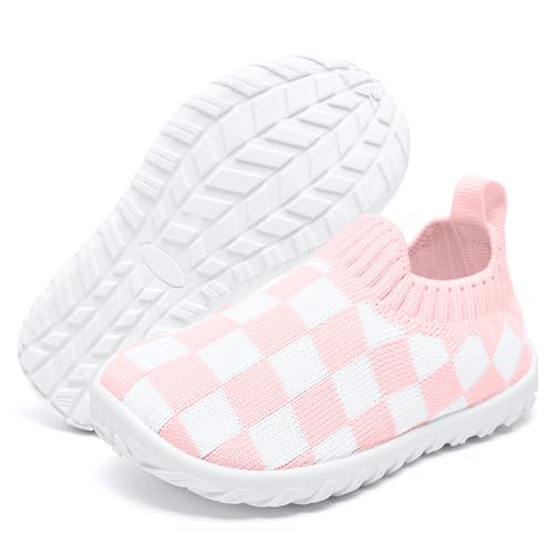 Boys Baby Shoes Girls Lightweight Mesh Breathable Non-Slip Tennis Sock Shoes