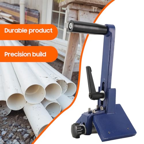Herramienta de biselado de tubos de plástico para PPR, PE, PVC, dispositivo de biselado ajustable de 25 a 160 mm para tubos redondos, ideal para bricolaje y uso profesional