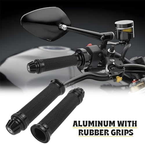 Motorrad Lenkergriffe Sanou 2 Stück 22mm und 24mm aus Aluminium