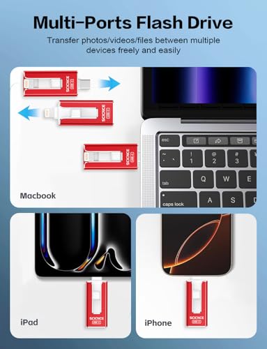 Clé USB sauvegarde iPhone sans application 256Go transfert rapide