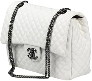 شنطة كتف حريمى كابوتونيه - للسهرات و الخروجات اليومية - 1043 - مقاس 32*23 - لون ابيض