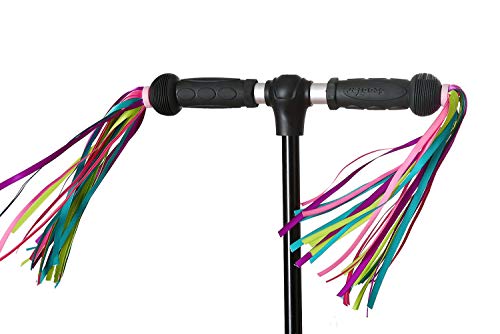 Serpentinas para manillar de bicicleta decorativas para decorar patinetes de niños 5