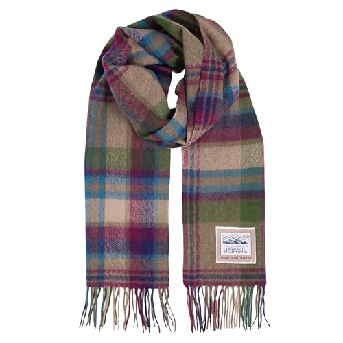 Heritage Traditions Schals und Tragetücher aus 100% reiner Wolle mit Schottenmuster (Heritage Check)