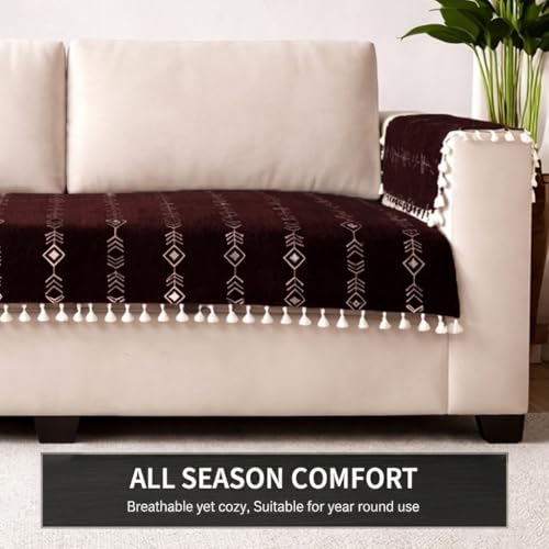 Image of STITCHNEST 'Artisoul Series' Chenille Sofa Cover