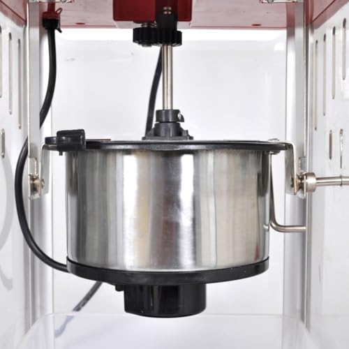 Vidaxl Macchina Pop Corn 2,5 Oz Stile Cinema Contenitore Acciaio Inox Popcorn - 7