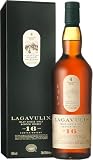 Lagavulin 16 Year Old Islay Single Malt Scotch Whisky | 43% vol | 70cl | Smoky & Intense | Peat-Rich | Sweet & Salty Single Malt | Aged in Oak Casks | Perfect for Whisky Lovers | with Gift Box