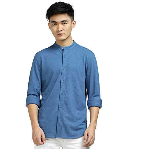 Image of Jack & Jones Men's Cotton Solid Regular Fit Shirt