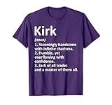 Kirk Definition Personalized Name Funny Birthday Gift Idea T-Shirt