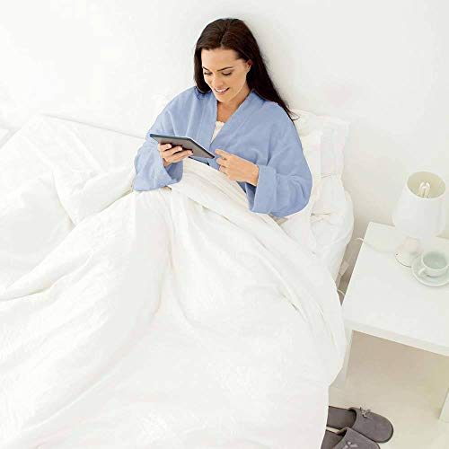 Unisex Terry Cloth Robe - 100% Long Staple Cotton Hotel/Spa Robes - Classic Mens/Womens Bathrobes,Ivory,X-Large4