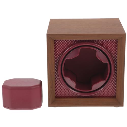 Enrollador de relojes de madera marrón con protección premium