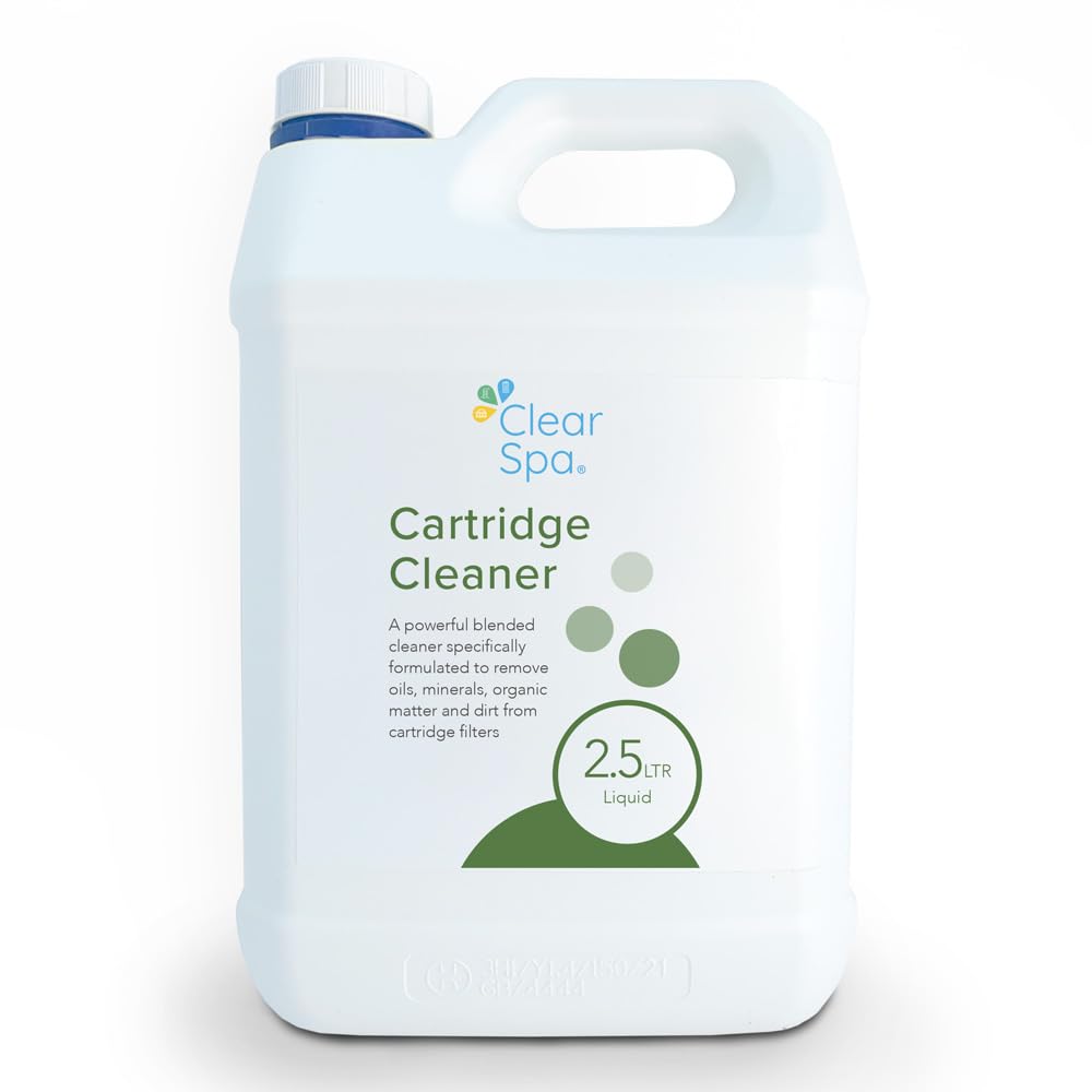 Cartridge Cleaner 2.5L - Hot Tubs, Swimming Pools and Spas Pleated Filters